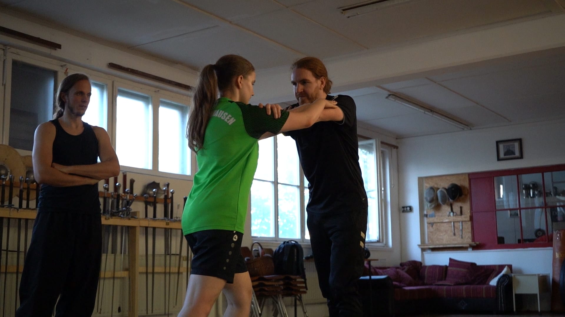 Ringen im Training